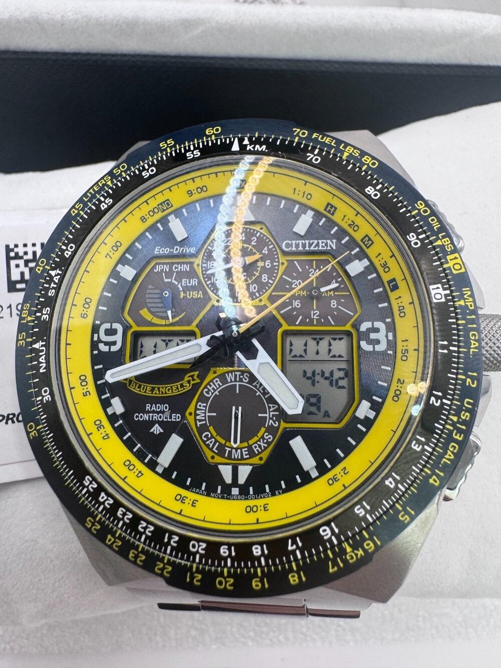 Citizen Promaster Skyhawk A-T Chronograph GMT Eco-Drive Blue Dial Men's Watch